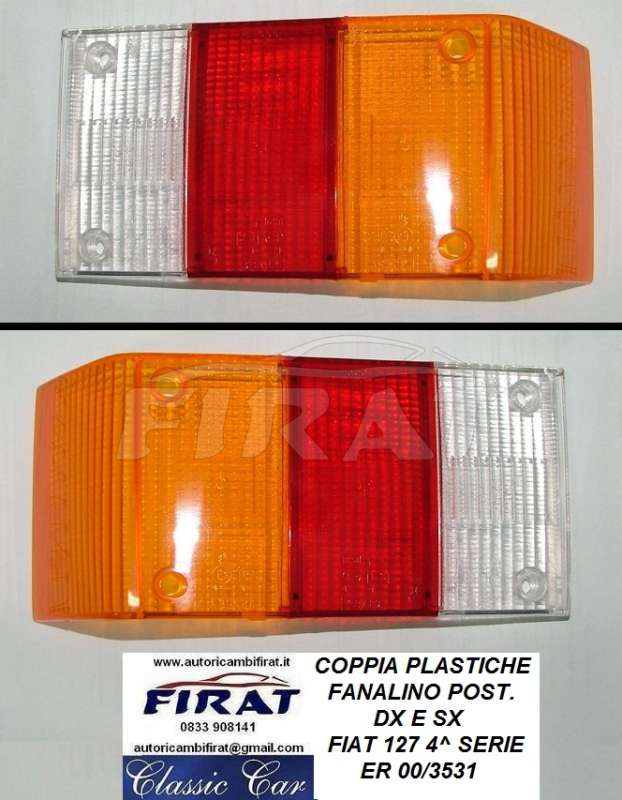 PLASTICA FANALINO FIAT 127 4 SERIE POST.